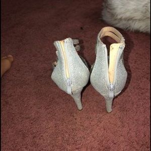 Silver heels